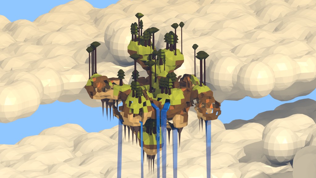 Poly Floating Island preview image 1